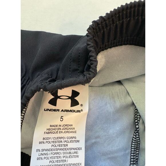 Under Armour Boys Compression Volley Swim Shorts Trunks Black Size 5 Boxer Lined - Picture 4 of 7